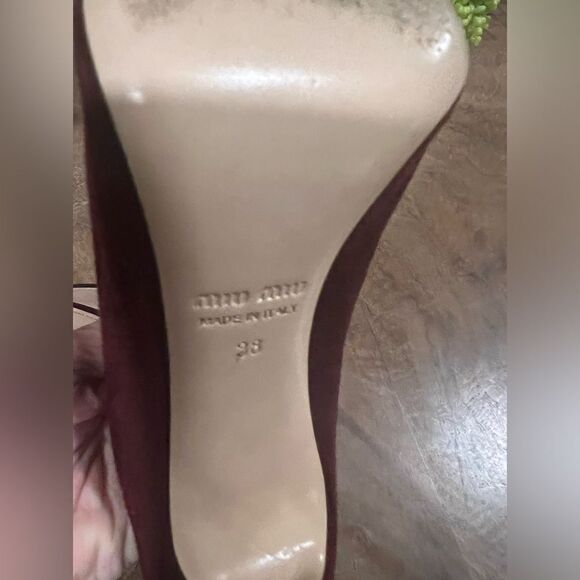 Miu Miu suede mule shoes size 38 (7.5 US) - Picture 12 of 12